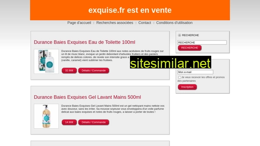 exquise.fr alternative sites