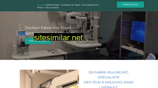 Fabre-vila-ricart-ophtalmologue similar sites