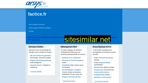 factice.fr alternative sites