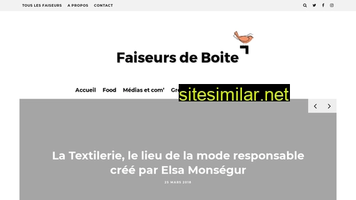 faiseursdeboite.fr alternative sites