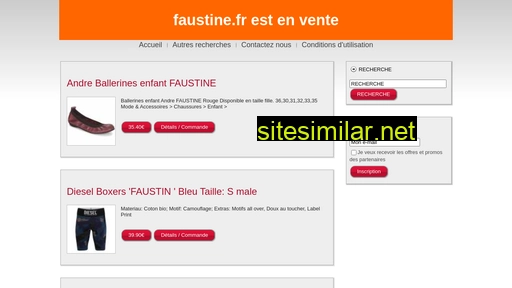 faustine.fr alternative sites