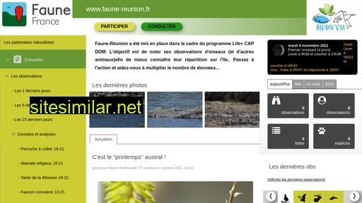 faune-reunion.fr alternative sites