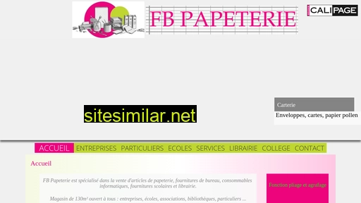 fb-papeterie.fr alternative sites