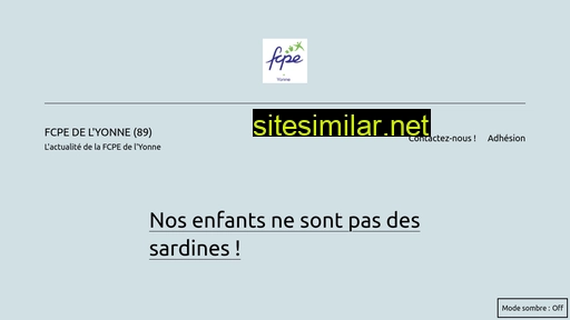 fcpe89.fr alternative sites