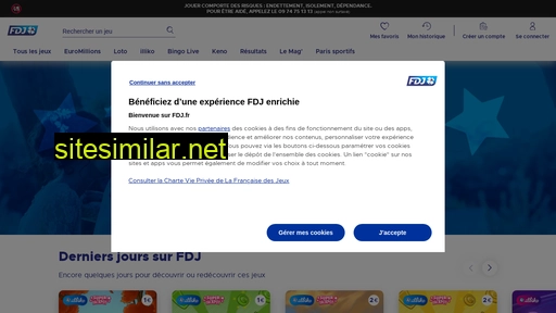 fdj-sport.fr alternative sites