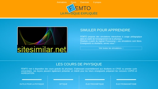 femto-physique.fr alternative sites