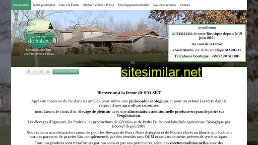 fermedesalset.fr alternative sites