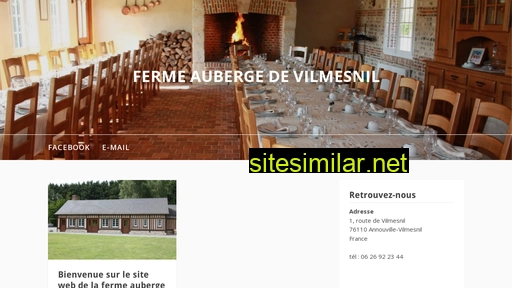fermeauberge-vilmesnil.fr alternative sites