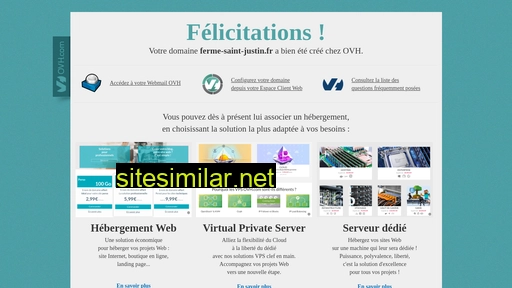 ferme-saint-justin.fr alternative sites