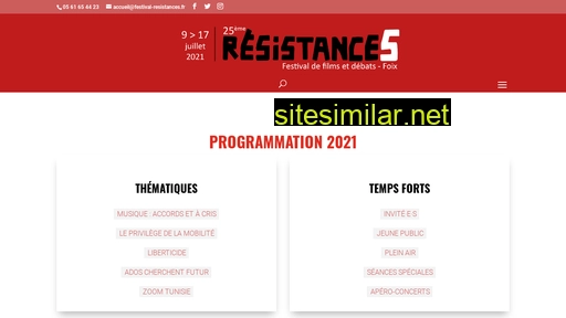 festival-resistances.fr alternative sites