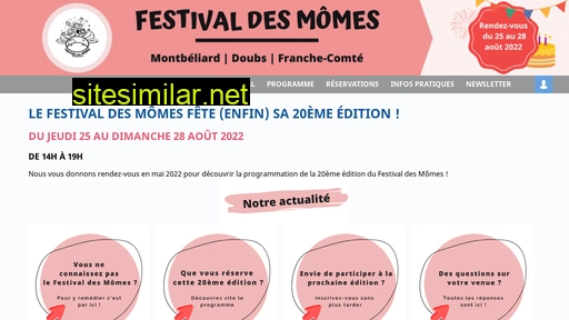 festivaldesmomes.fr alternative sites