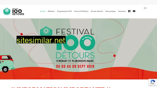 Festival100detours similar sites