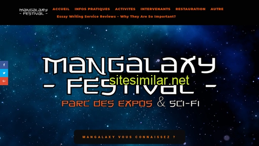 festivalmangalaxy.fr alternative sites
