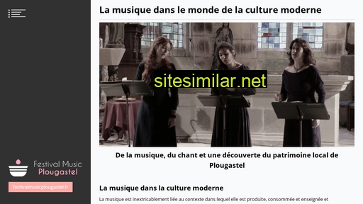 festivalmusicplougastel.fr alternative sites