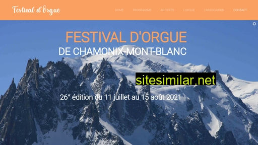 festivalorguechamonix.fr alternative sites