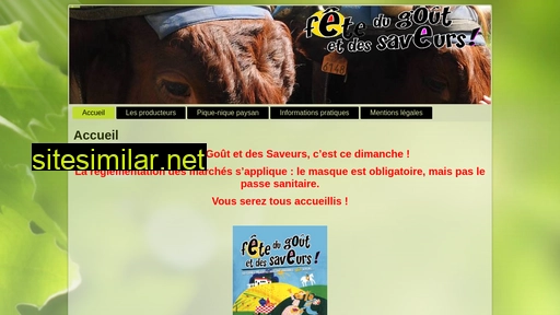 fetedugoutetdessaveurs.fr alternative sites
