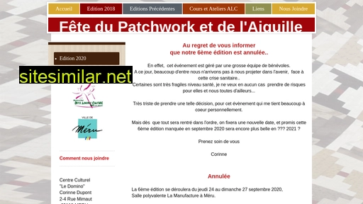 fetedupatchworketdelaiguille.fr alternative sites