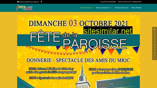 fete-du-don.fr alternative sites