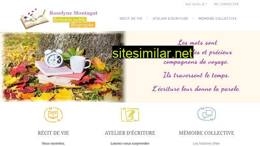 feuillesdevies.fr alternative sites