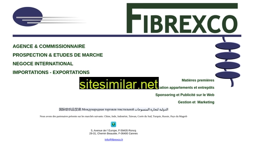 fibrexco.fr alternative sites