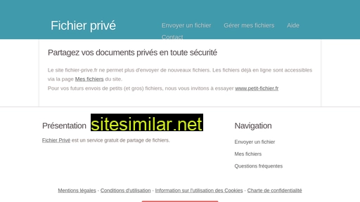 Fichier-prive similar sites
