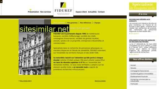 fiduref.fr alternative sites