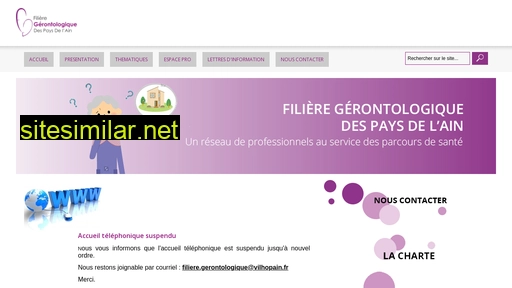 filiere-gerontologique-paysdelain.fr alternative sites