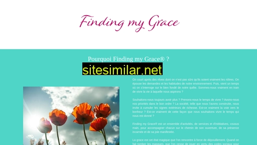 findingmygrace.fr alternative sites