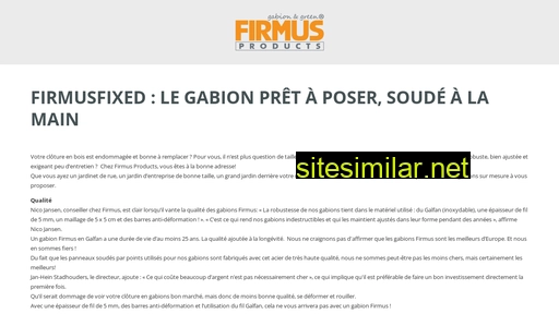 firmusgabion.fr alternative sites