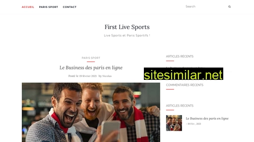 firstlivesports.fr alternative sites