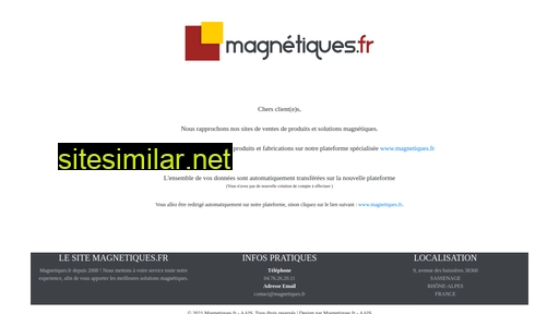 fixationmagnetique.fr alternative sites