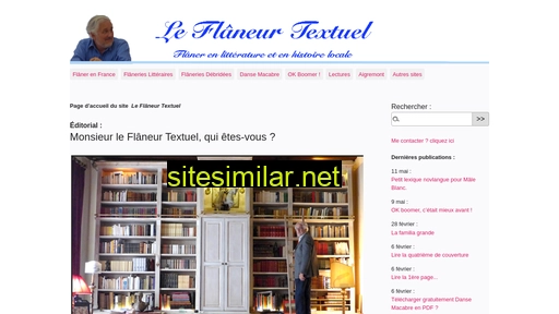 flaneurtextuel.fr alternative sites