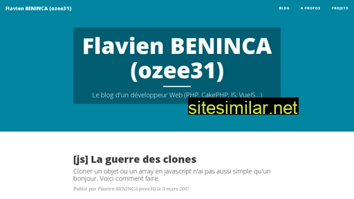 flavienbeninca.fr alternative sites
