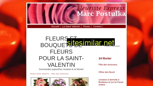 Fleurs-saint-valentin-postulka similar sites
