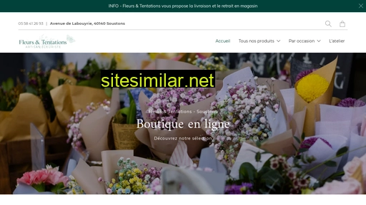 fleursettentations.fr alternative sites