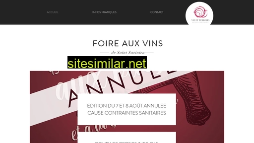 foireauxvins17.fr alternative sites
