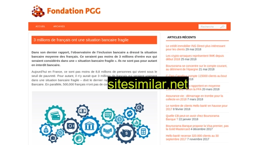 fondation-pgg.fr alternative sites