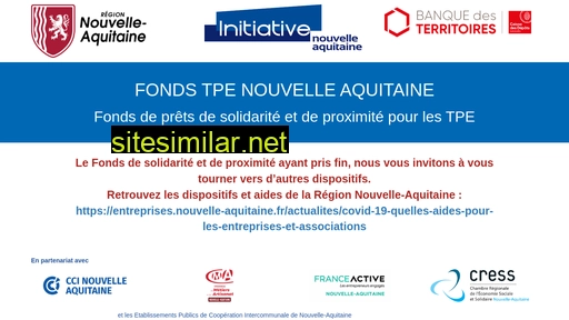 fondstpenouvelleaquitaine.fr alternative sites