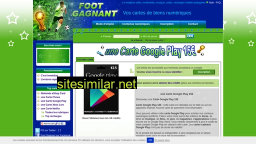 foot-gagnant.fr alternative sites