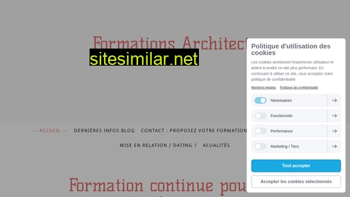 formations-architecte.fr alternative sites