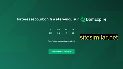 forteressebourbon.fr alternative sites