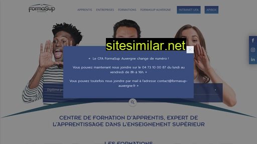 formasup-auvergne.fr alternative sites