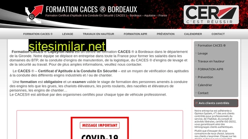 formation-caces-bordeaux.fr alternative sites