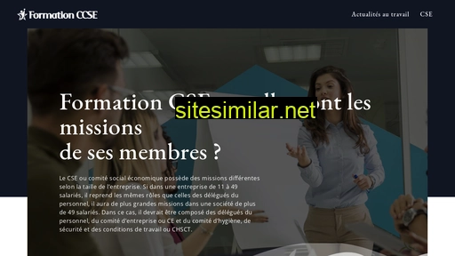 formation-ccse.fr alternative sites