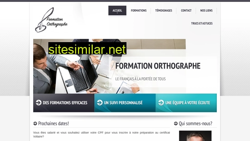 formation-orthographe.fr alternative sites