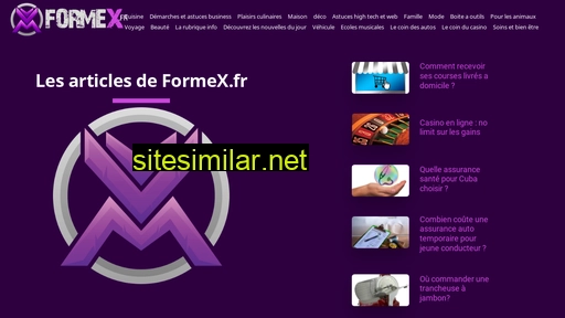 formex.fr alternative sites