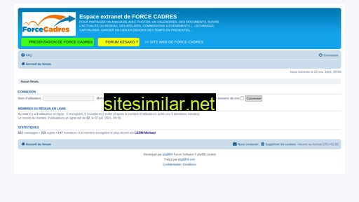 Forumforcecadres similar sites