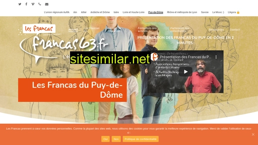 francas63.fr alternative sites