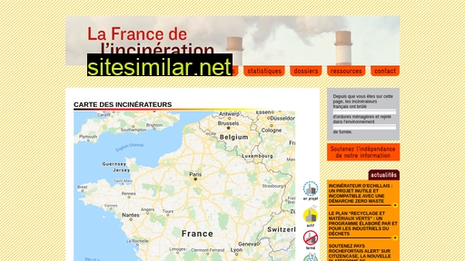 france-incineration.fr alternative sites
