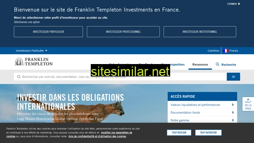 franklintempleton.fr alternative sites